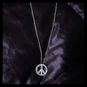 Fossil peace necklace beautiful